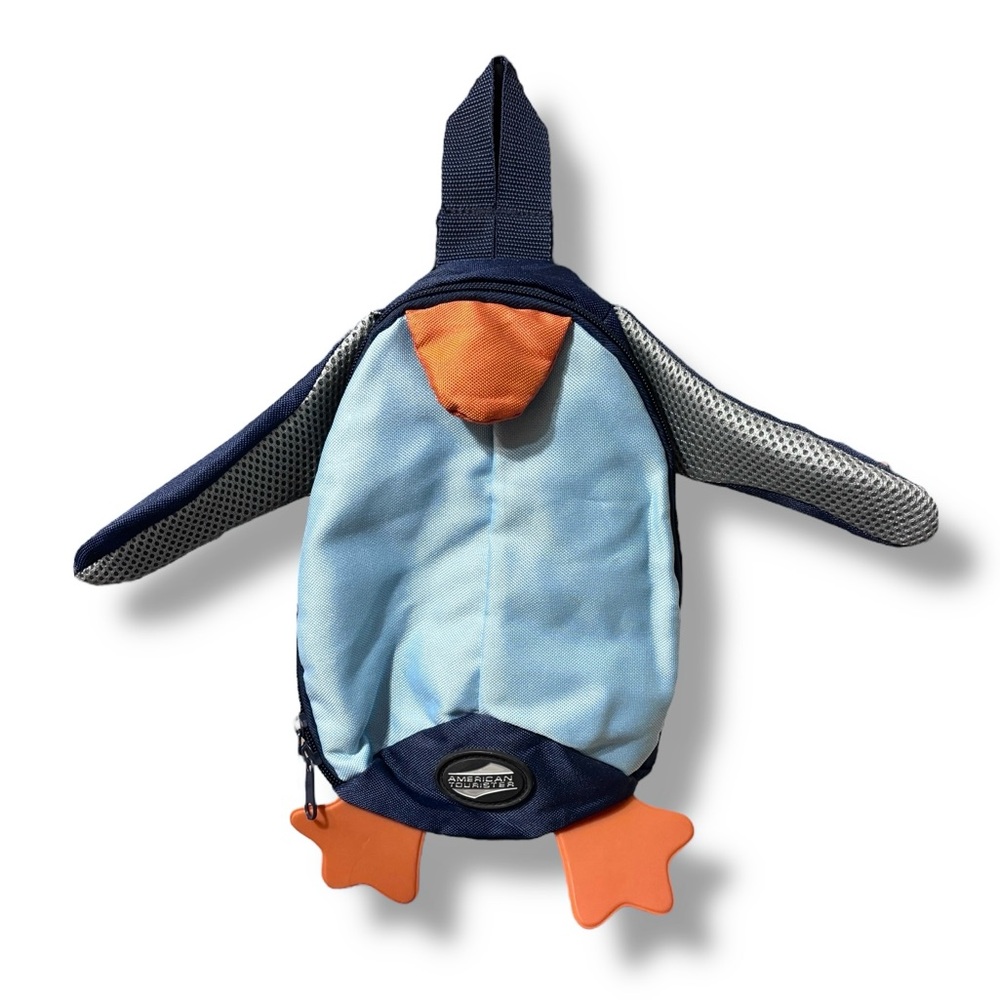AMERICAN TOURISTER Blue Penguin Mini Travel Backpack